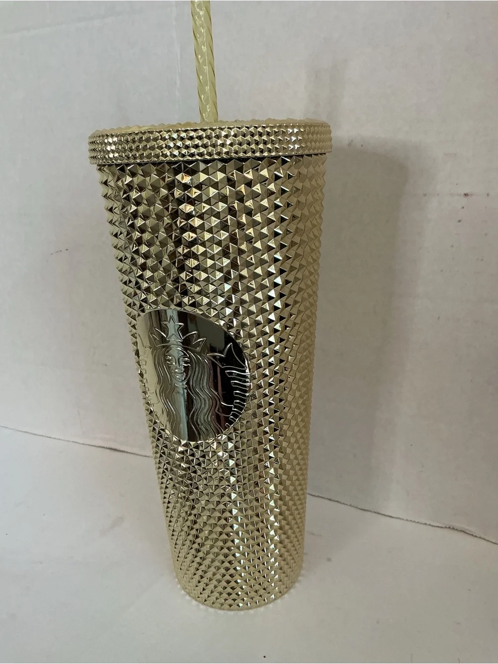 Starbucks Gold Studded New Reusable Tumbler with Straw